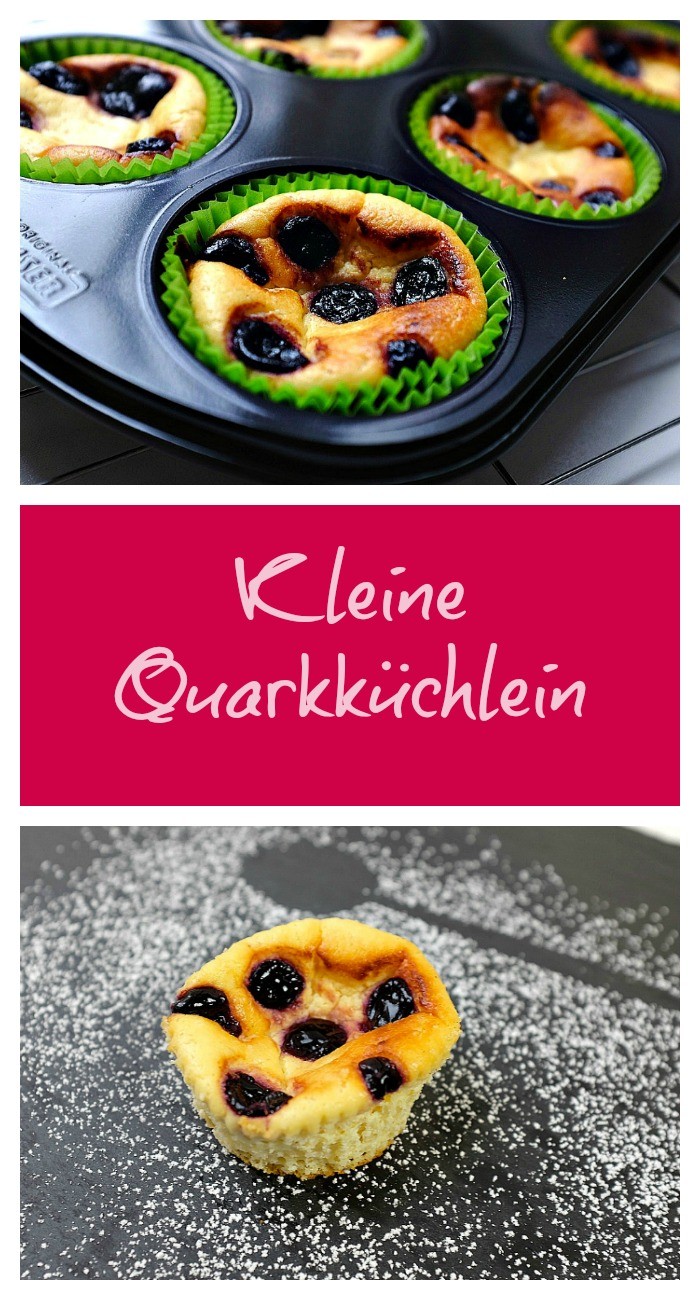 Blitzrezept: Kleine Quarkküchlein mit Marmelade