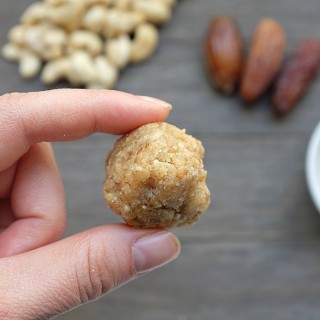 Lärabar-Kugeln ein toller gesunder Snack, den auch die Kinder mögen.