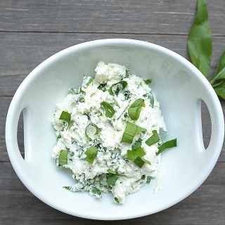 Köstlicher Bärlauchfrischkäse aus nur drei Zutaten