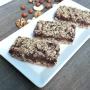 Gesund & lecker: Nuss-Schokoladen-Riegel (raw)
