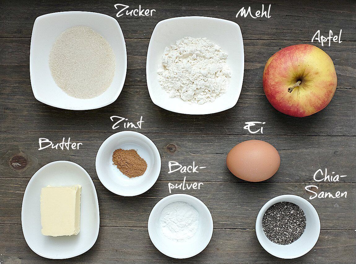 Apfel-Zimt-Muffins