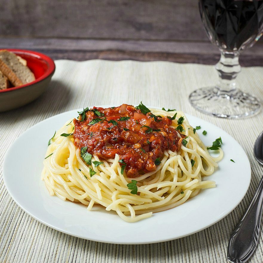 Spaghetti mit schneller Thunfisch-Sauce - Schnelle &amp; einfache Rezepte