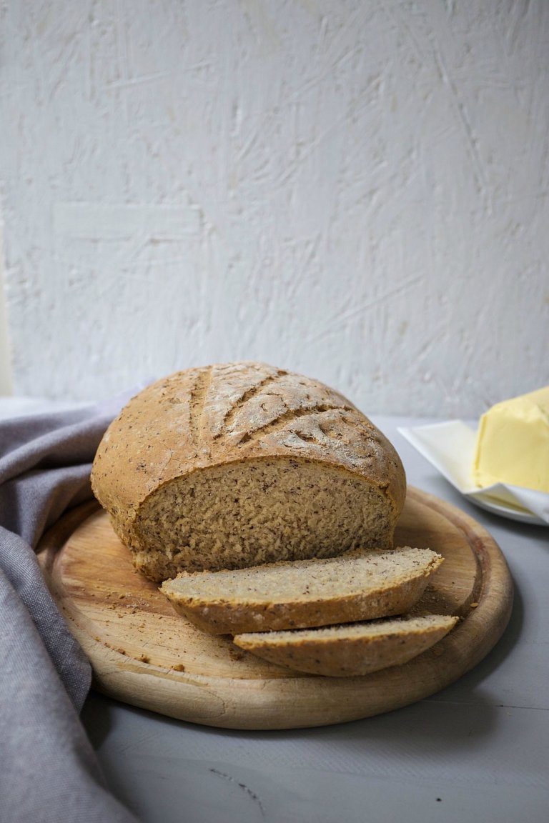 Hefe-Dinkel-Leinsamen-Brot - Schnelle &amp; einfache Rezepte
