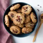 Diese Tahin-Mandel-Kekse sind vegan, glutenfrei bestehen aus nur fünf Zutaten.