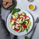 Avocado-Tomate-Feta-Salat