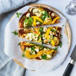 Super fixe Gemüse-Fladenbrot-Pizza