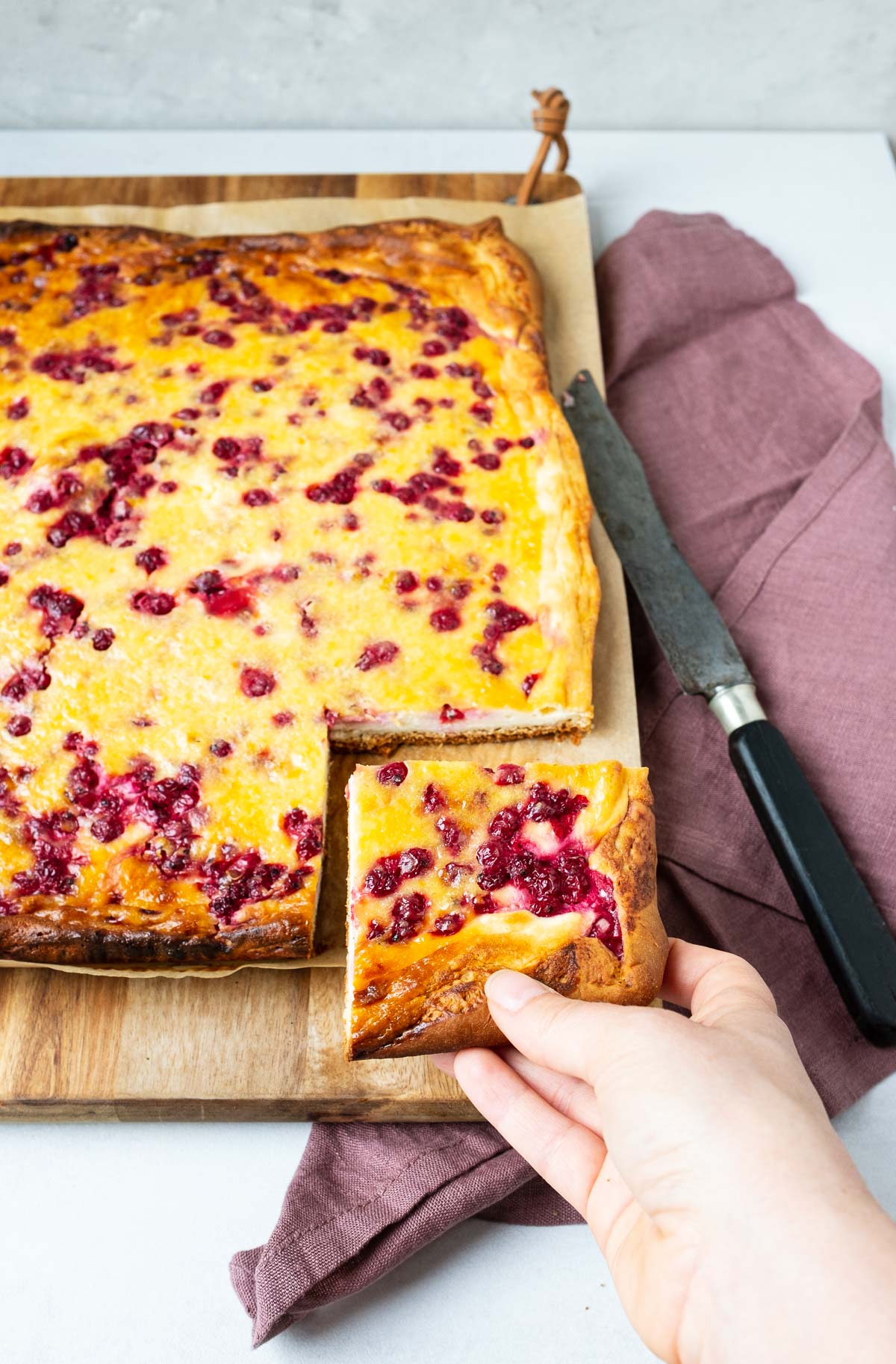 Quark-Johannisbeerkuchen mit Schmandguss-12 - Schnelle &amp; einfache Rezepte