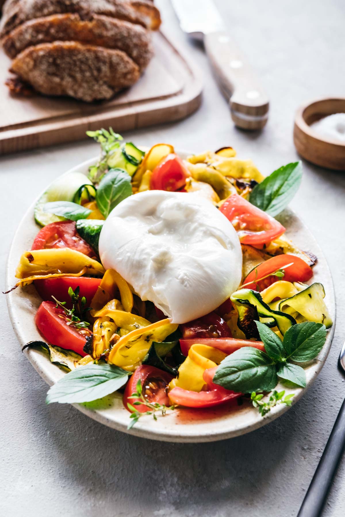 Antipasti-Salat mit Burrata-4 - Schnelle &amp; einfache Rezepte