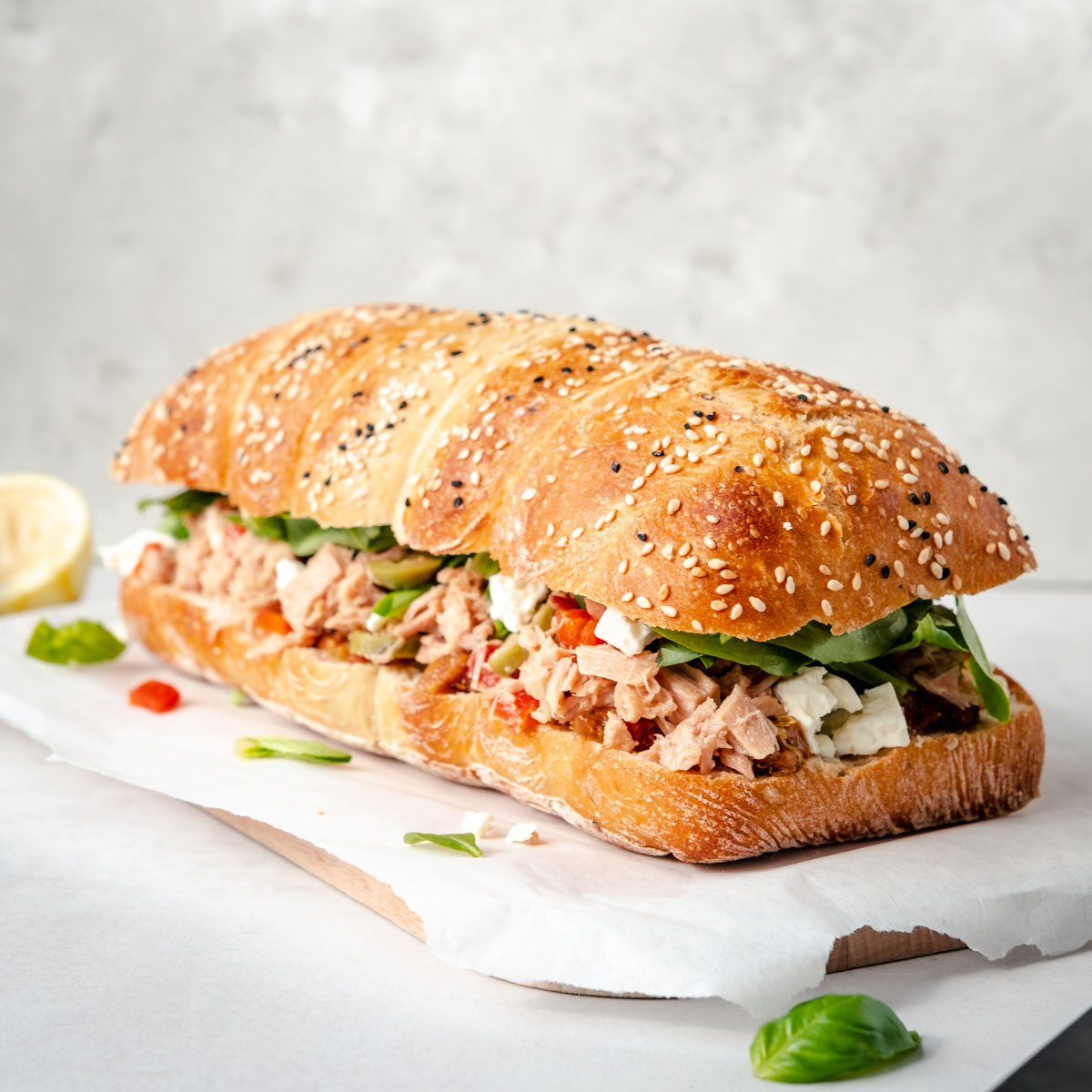 Thunfisch-Ciabatta-Sandwich - Schnelle &amp; einfache Rezepte