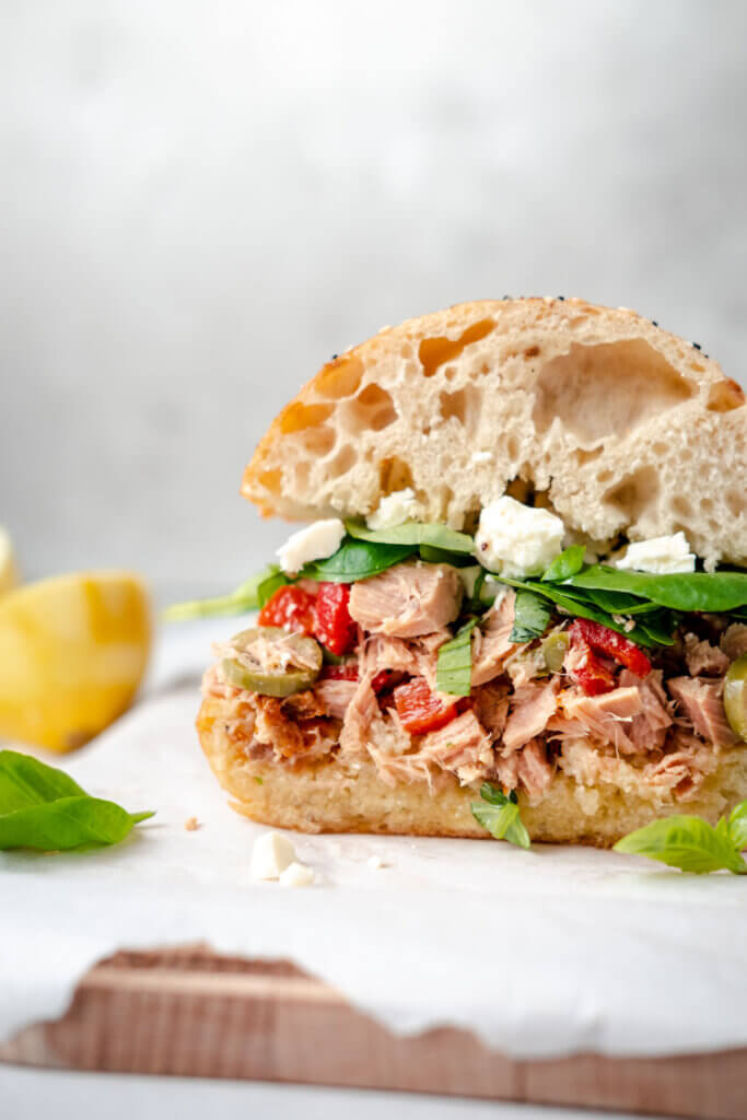 Thunfisch-Ciabatta-Sandwich