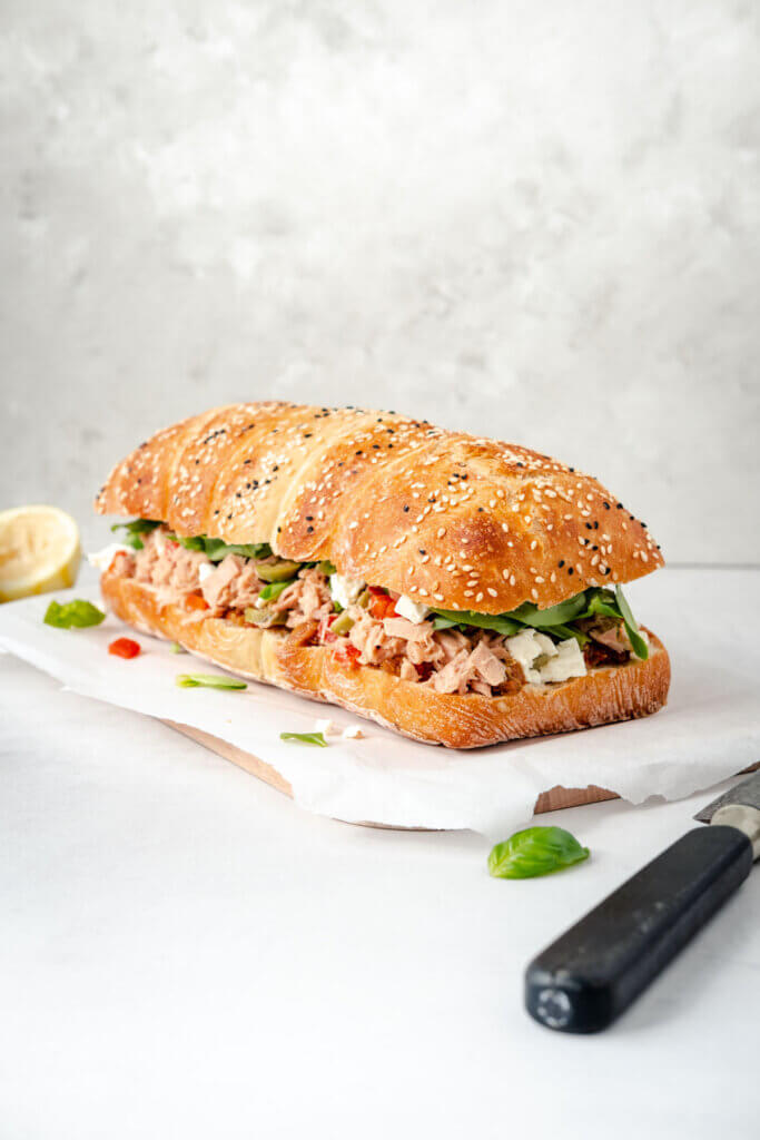 Thunfisch-Ciabatta-Sandwich