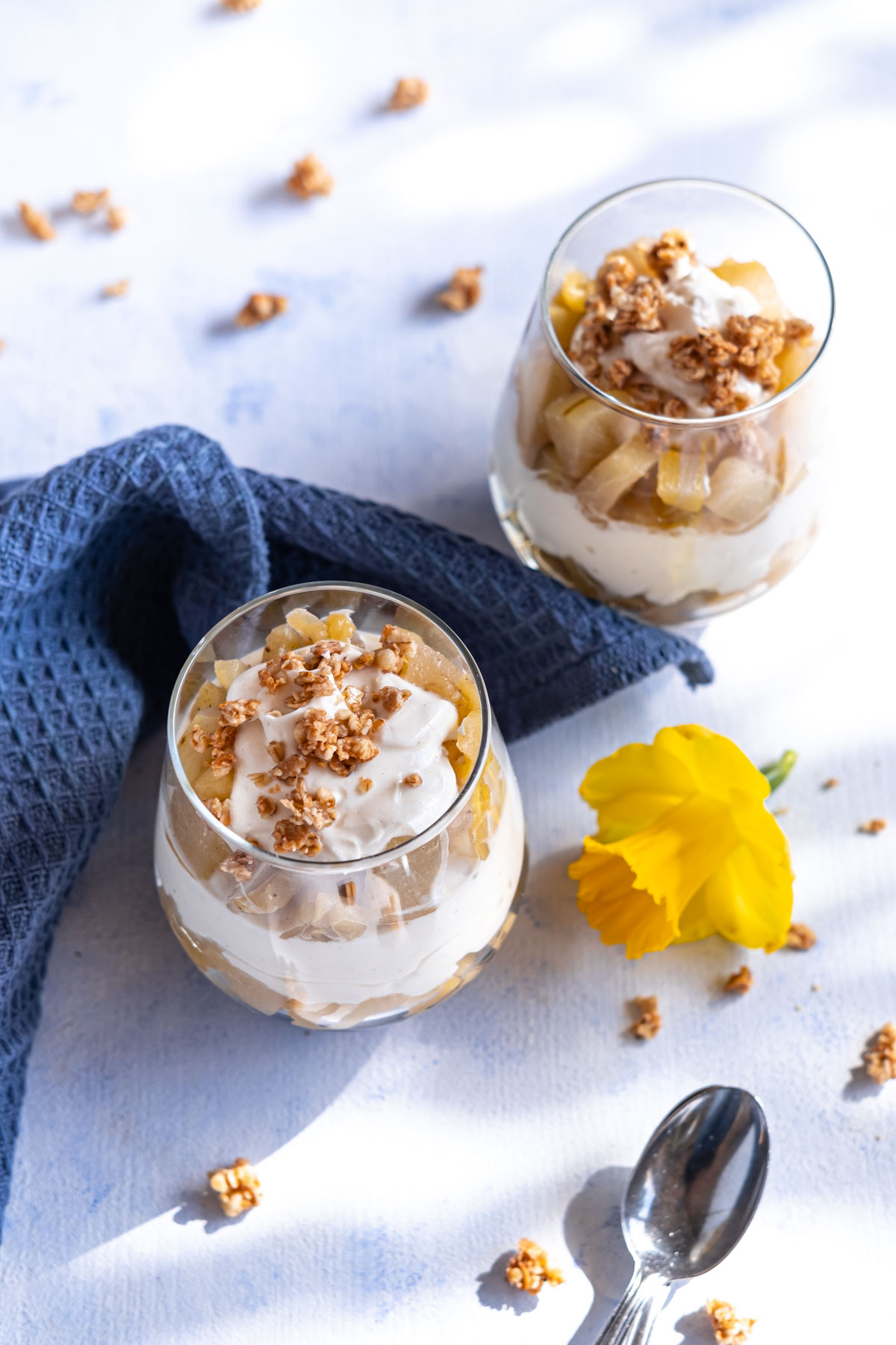 Apfel-Birnen-Quark-Trifle - Schnelle &amp; einfache Rezepte