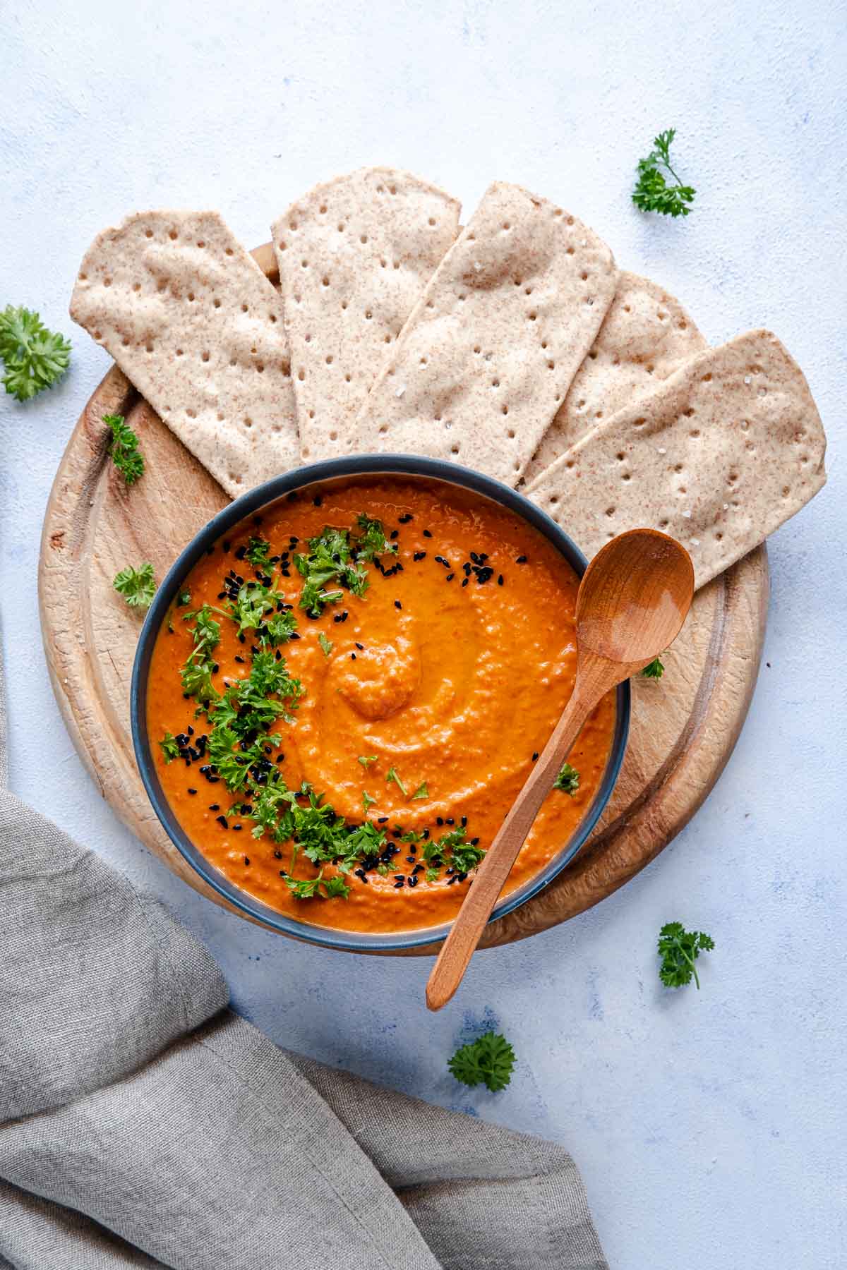 Hummus mit gerösteter Paprika Schnelle & einfache Rezepte