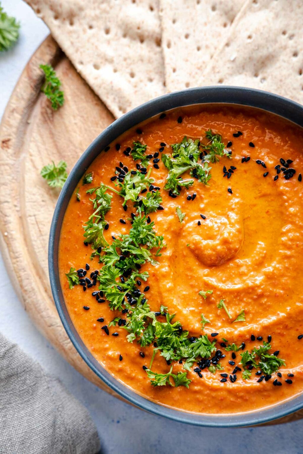 Hummus mit gerösteter Paprika - Schnelle &amp; einfache Rezepte