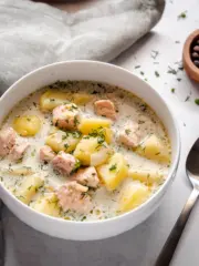 Finnische Lachssuppe
