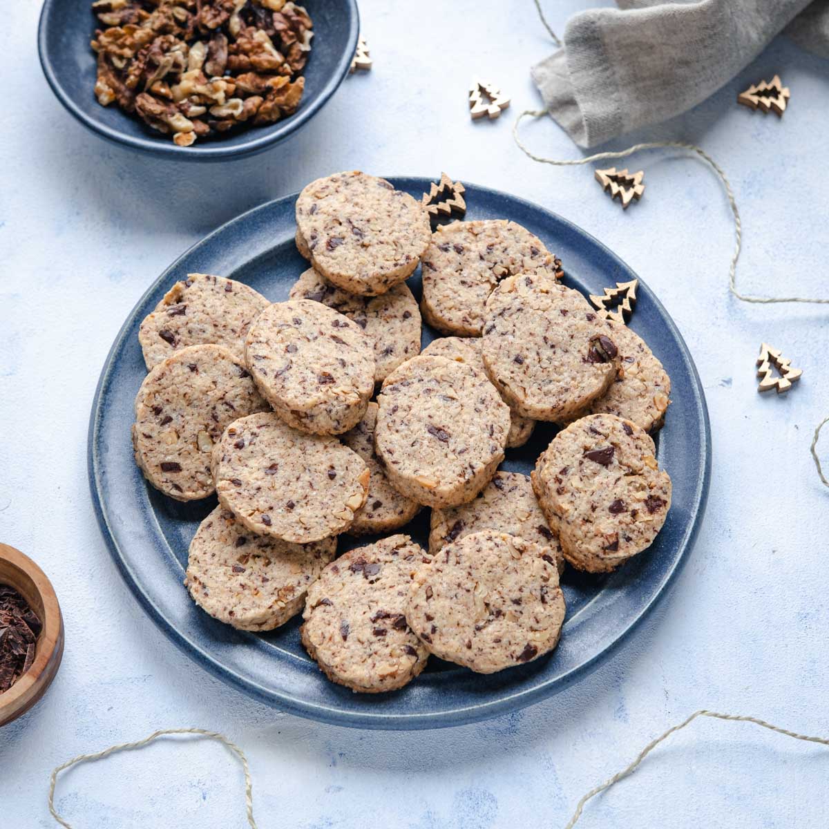Schokoladen-Nuss-Kekse - Schnelle &amp; einfache Rezepte