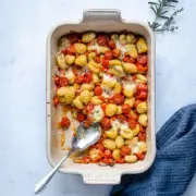 Ofen-Gnocchi mit Tomaten und Paprika