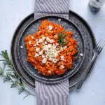 Tomaten-Gemüse-Reis mit Feta