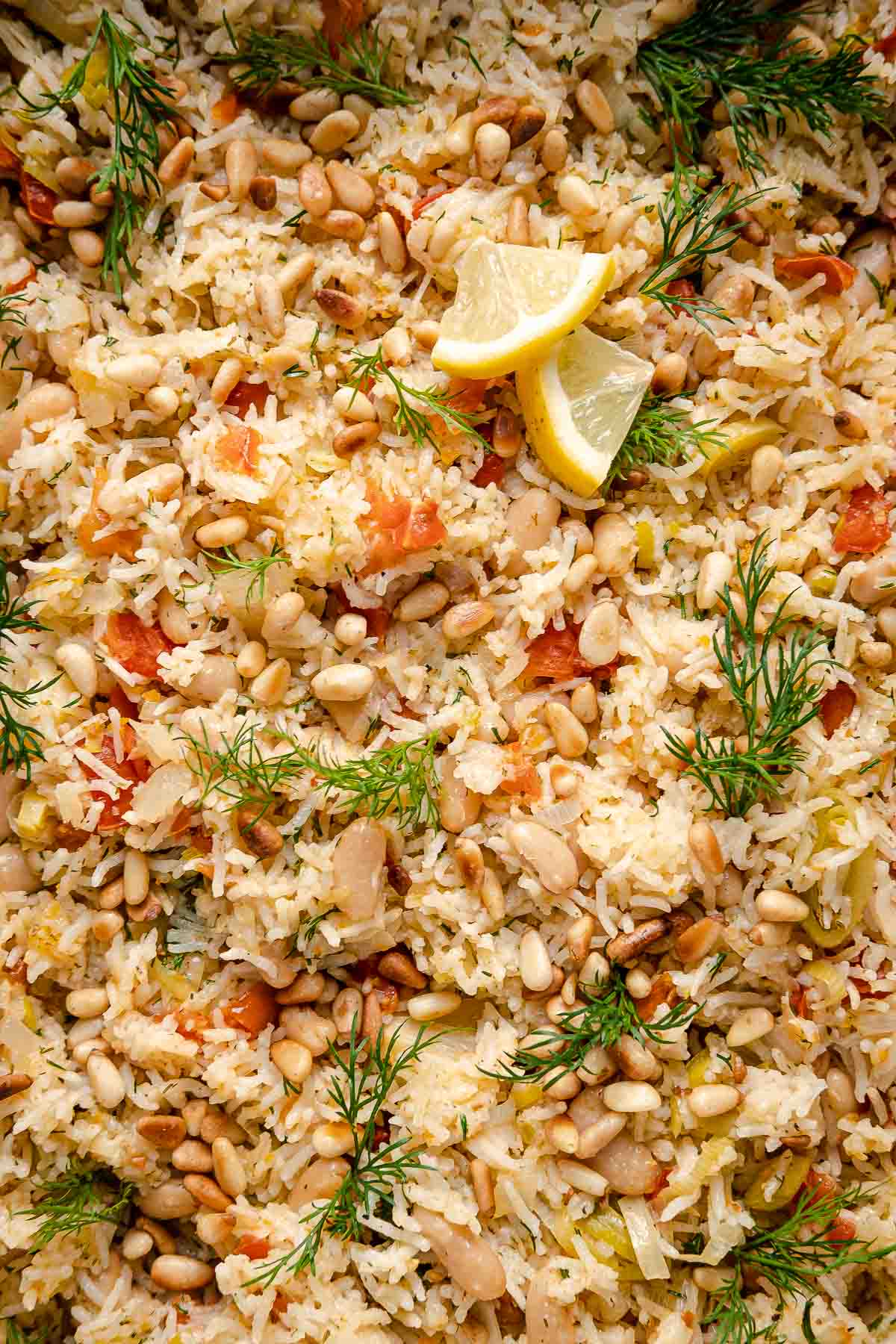 Cremiger gebackener Zitronen-Reis mit Dill - Schnelle &amp; einfache Rezepte