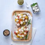 Überbackenes Caprese Sandwich Überbackenes Caprese Sandwich-15