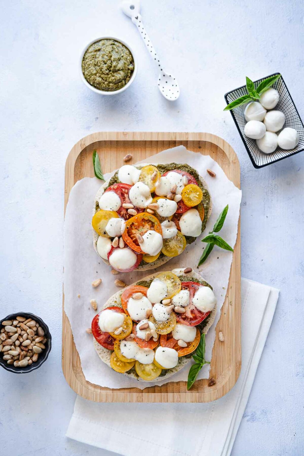 Überbackenes Caprese Sandwich - Schnelle &amp; einfache Rezepte