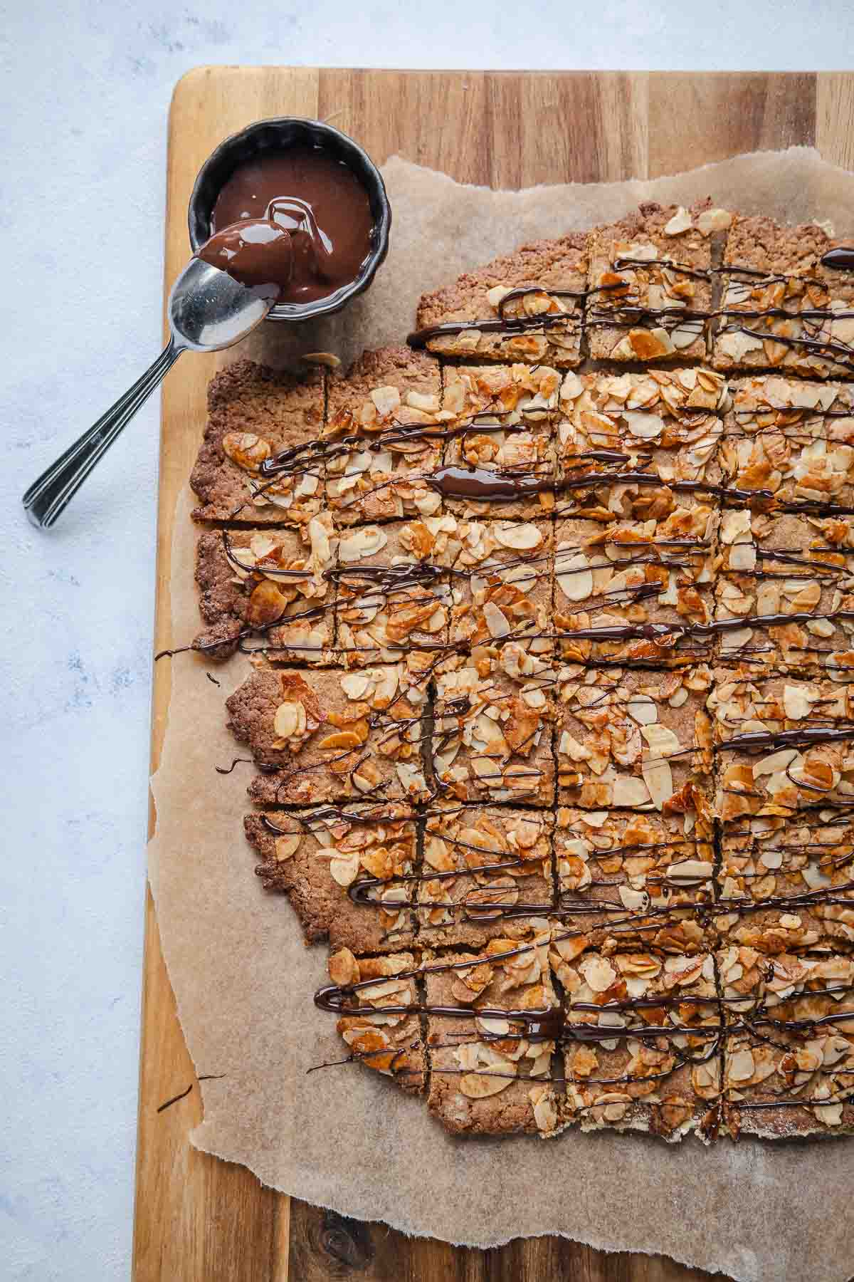 Schnelle Mandel-Zimt-Schnitten - Schnelle &amp; einfache Rezepte