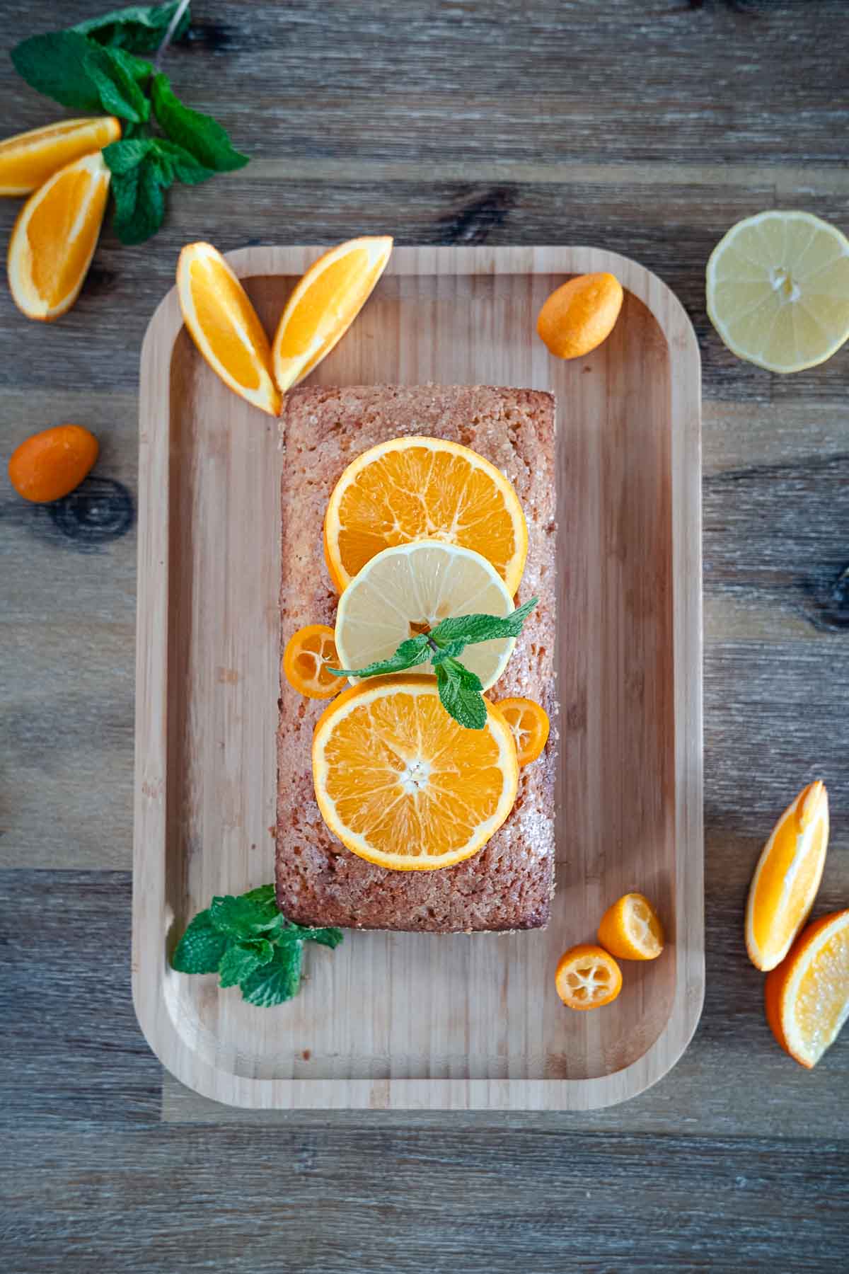 Einfacher Orangen-Zitronen-Kuchen mit Mandeln - Schnelle &amp; einfache Rezepte
