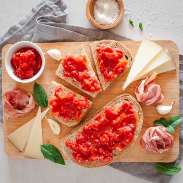 Spanisches-Tomaten-Knoblauchbrot