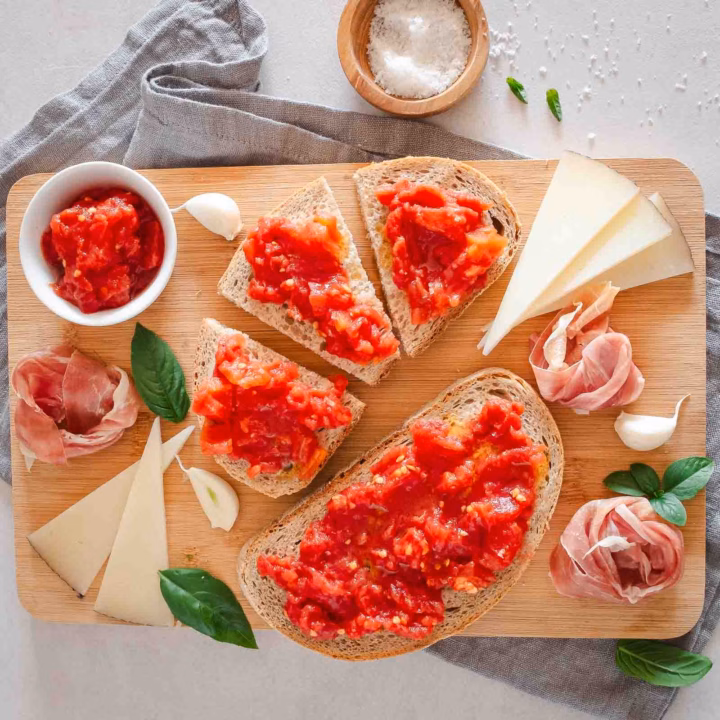 Spanisches-Tomaten-Knoblauchbrot